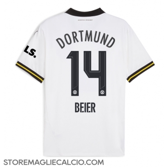 Borussia Dortmund Maximilian Beier #14 Maglia Gara Terza Repliche 2024-25 Maniche Corte